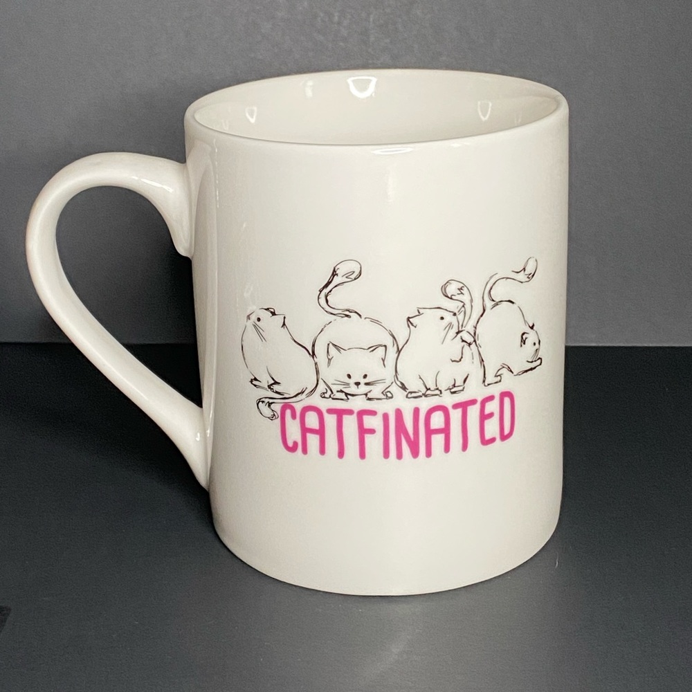 CATFINATED Winifred & Lily Large Coffee Mug Cup Porcelain
